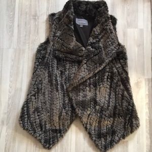 Women’s Johnston & Murphy Faux Fur Vest